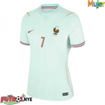 Camiseta Francia Ousmane Dembele #7 Visitante Equipación para mujer Mundial 2026 manga corta